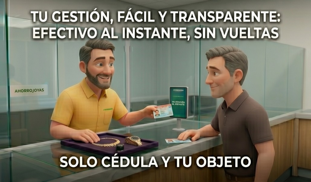 Requisitos "Sin Vueltas": Lo que tenés que traer. Ahorro joyas